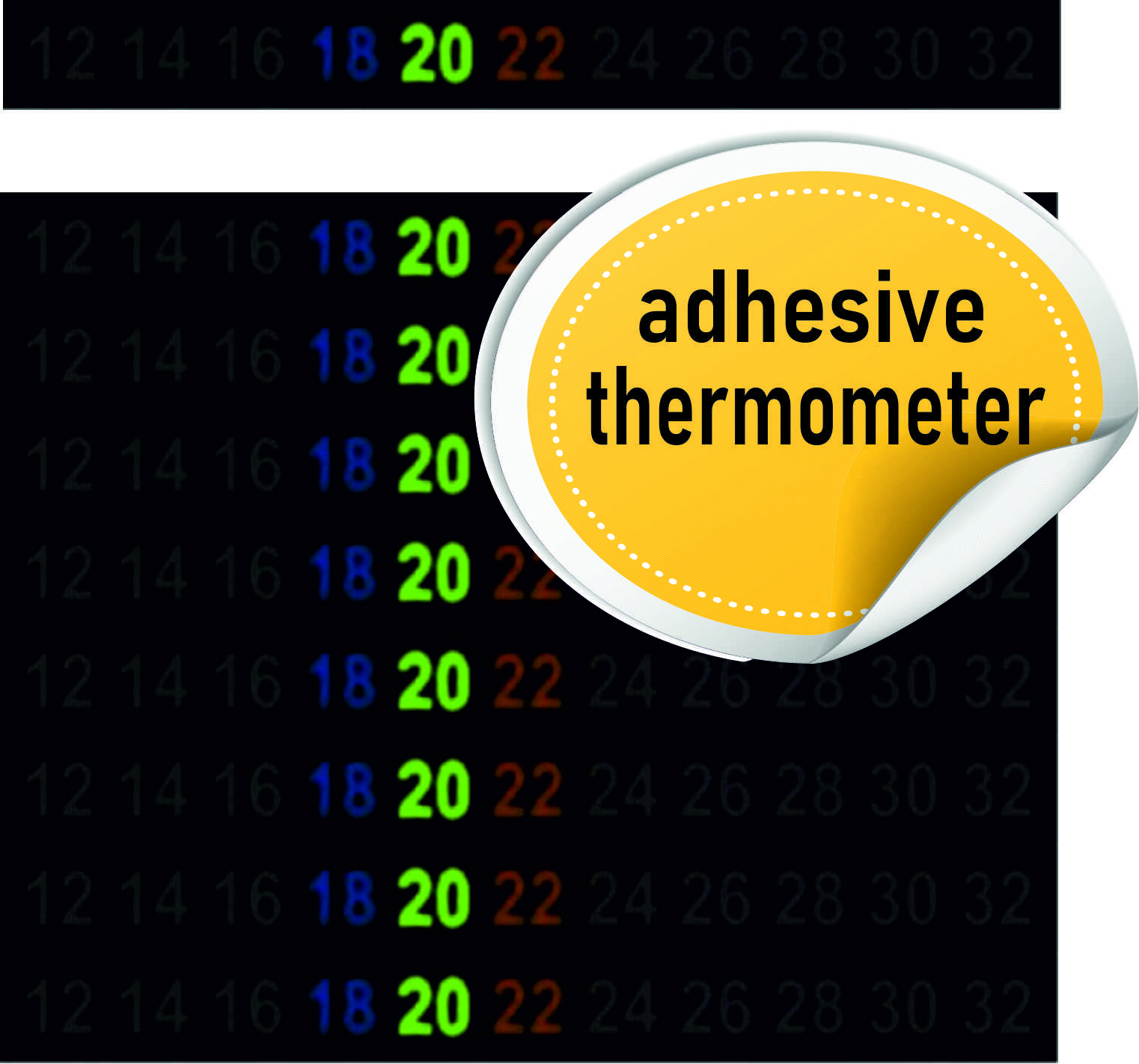 termometros adhesivos